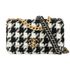 Houndstooth Tweed 19 Bag, front view